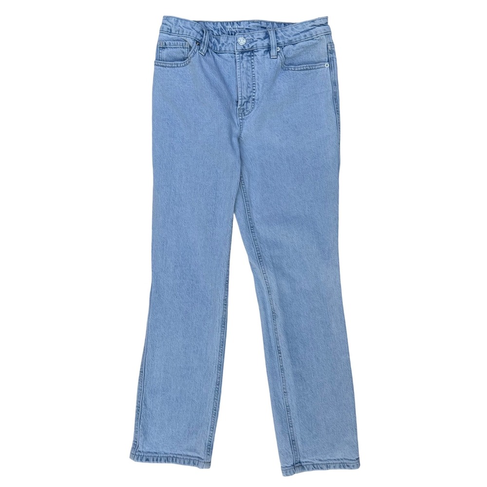 Reitmans Straight Leg Jeans – Y2K Revival Light Wash Classic Denim Mom Jeans 26